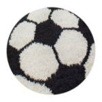 Kinderteppich für Spiel-Kinderzimmer Fußball-Design für Jungs und Mädchen, Ayyildiz Teppiche, Rund, Höhe: 10 mm