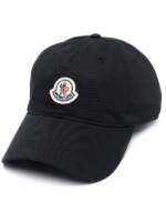 Moncler Baseballkappe mit Logo-Patch - Schwarz