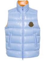 Moncler Gefütterte Parke Weste - Blau