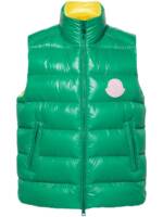 Moncler Gefütterte Parke Weste - Grün