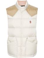 Moncler Grenoble Gefütterte Veny Weste - Nude