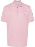 Moncler Poloshirt mit Logo-Prägung - Rosa