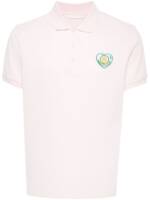 Moncler Poloshirt mit Logo-Stickerei - Rosa