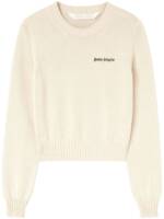 Palm Angels Pullover mit Logo-Stickerei - Nude