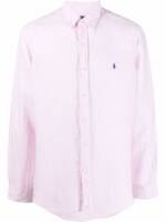 Polo Ralph Lauren Gestreiftes Hemd mit Polo Pony - Rosa