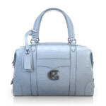 Reisetasche für Damen - Handgemacht in Italien aus Geprägtes Leder - Blau 38297 - Selbst gestalten - GIROTTI