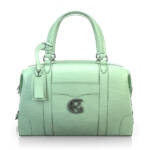 Reisetasche für Damen - Handgemacht in Italien aus Geprägtes Leder - Grün 38306 - Selbst gestalten - GIROTTI