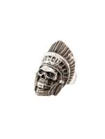 Ring Indianer Totenkopf Farbe: Multicolor