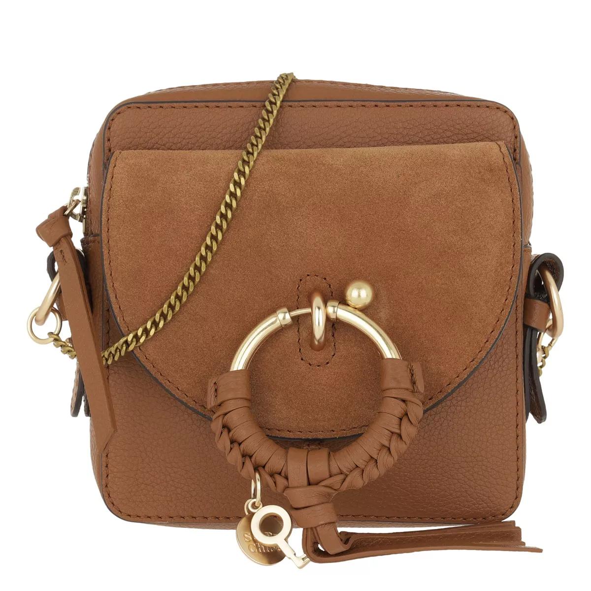 See By Chloé Crossbody Bags - Joan Camera Bag Leather - Gr. unisize - in Cognacbraun - für Damen