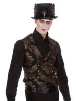 Weste Gothic Herren schwarz 58