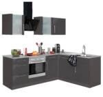 wiho Küchen Winkelküche "Cali", mit E-Geräten, Stellbreite 220 x 170 cm