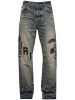 AMIRI Jeans in Distressed-Optik - Blau