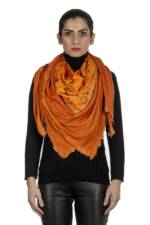 AVANT TOI Damen Kaschmir-Seidenmischung Schal im Vintage Look mehrfarbig