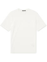 Acne Studios - Nash Logo-Appliquéd Cotton-Jersey T-Shirt - Men - White - S