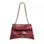 Balenciaga Henkeltaschen - Crushed Chain Bag - Gr. unisize - in Rot - für Damen