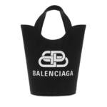 Balenciaga Tote - Small Wave Logo Tote Bag - Gr. unisize - in Schwarz - für Damen