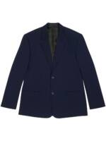 Balenciaga single-breasted blazer - Blau