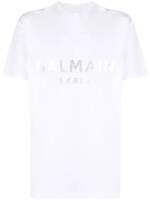 Balmain - Logo-Print Detail T-Shirt - Größe L - white