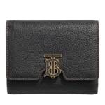 Burberry Portemonnaie - Granat Leather Wallet - Gr. unisize - in Schwarz - für Damen