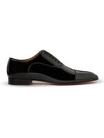 Christian Louboutin - Greggo Patent-Leather Oxford Shoes - Men - Black - EU 41