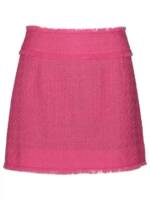 Dolce&Gabbana - Pink Tweed Mini Skirt - Größe 40 - dark red