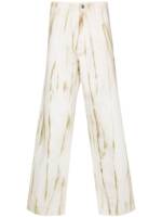 Emporio Armani Jeans mit abstraktem Print - Nude