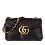 Gucci Crossbody Bags - GG Marmont Matelasse Shoulder Bag Medium Leather - Gr. unisize - in Schwarz - für Damen
