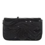 Gucci Crossbody Bags - Mini GG Marmont Crossbody Bag Patent Leather - Gr. unisize - in Schwarz - für Damen