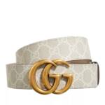 Gucci Gürtel - GG Marmont Reversible Belt - Gr. 90 - in Beige - für Damen
