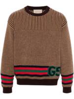 Gucci Pullover mit GG - Braun