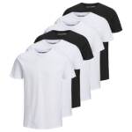 Jack & Jones T-Shirt Herren T-Shirt, 6er Pack - JJEORGANIC BASIC TEE