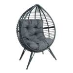 Lounge Sessel Rattansessel Polyrattan Korbsessel Rattan Relaxsessel mit Kissen