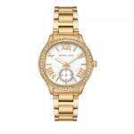 Michael Kors Uhr - Michael Kors Sage Three-Hand Gold-Tone Stainless S - Gr. unisize - in Gold - für Damen