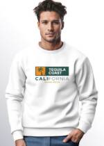 Neverless Sweatshirt Sweatshirt Herren Print California USA Tequila Coast Aufdruck Rundhals