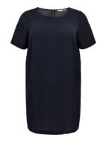 ONLY CARMAKOMA Shirtkleid Kurzarm Kleid Plus Size Übergrößen Shirt Knielang CARLUXMIE (knielang) 4964 in Blau-2