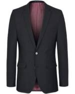 Paul Malone Sakko Herren Jackett modern slim fit Anzugjacke - stretch schwarz HA13