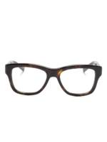 Saint Laurent Eyewear SL 677 Brille im Wayfarer-Design - Braun