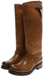 Sendra Boots CHIQUITA-28 16084 Braun Bikerboots Rahmengenähter Damen Lederstiefel