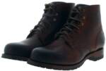 Sendra Boots MILLES MERINO 10604M Braun Stiefelette Herren Schnürstiefel mit Lammfellfutter