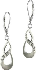 SilberDream Paar Ohrhänger SilberDream Ohrringe 925 Echt Silber (Ohrhänger), Damen Ohrhänger Unendlich abstrakt aus 925 Sterling Silber, Farbe: sil