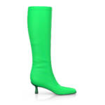 Socken-Stiefel mit Absatz Elastische Stiefel für Damen - Handgemacht in Italien aus Naturleder - Grün - Selbst gestalten - GIROTTI