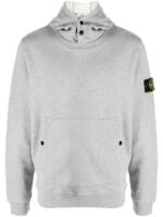 Stone Island Hoodie mit Kompass-Motiv - Grau