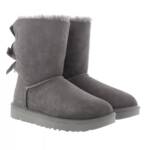 UGG Boots & Stiefeletten - W Bailey Bow Ii - Gr. 36 (EU) - in Grau - für Damen