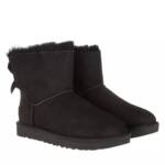 UGG Boots & Stiefeletten - W Mini Bailey Bow Ii - Gr. 37 (EU) - in Schwarz - für Damen
