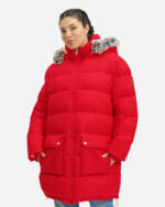 UGG® Ozzy Mid-Length Puffer Jacke für Damen in Ignite, Größe S