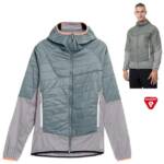 4F Hardshelljacke Primaloft - 4F Herren Jacke Sportjacke Windjacke Loftjacke, grau