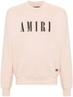 AMIRI Sweatshirt mit gummiertem Logo - Nude