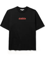 Acne Studios - Extorr Logo-Appliquéd Cotton-Jersey T-shirt - Men - Black - XS