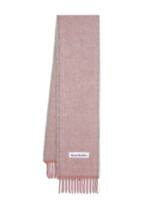 Acne Studios Schal mit Fransen - Rosa