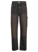 Amiri - Brown Five-Pocket Jeans With Faded Effect And Rips - Größe 31 - brown